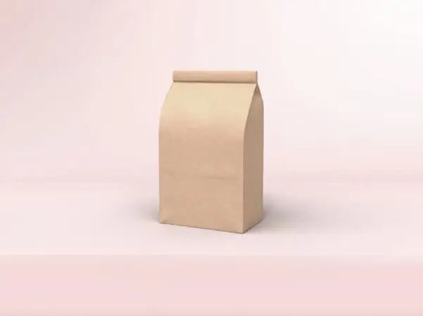 Compostable stickers and glue for paper bags