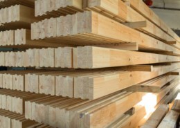laminated timber beams with adhesives for timber constructions