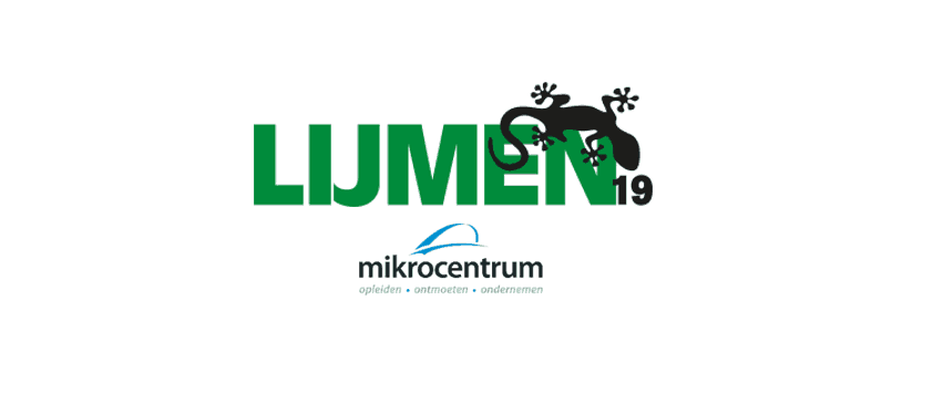 lijm event 2019 logo and Mikkrocentrum logo