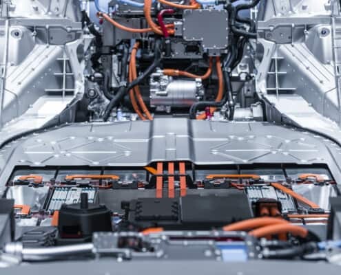 electric vehicle battery bonding done with adhesives