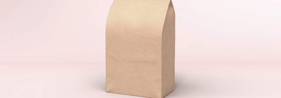 compostable stickers used for closing a paper bag